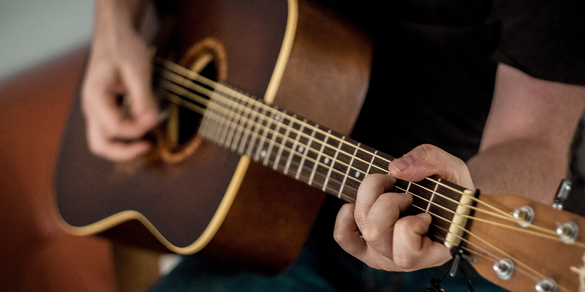 guitar playing