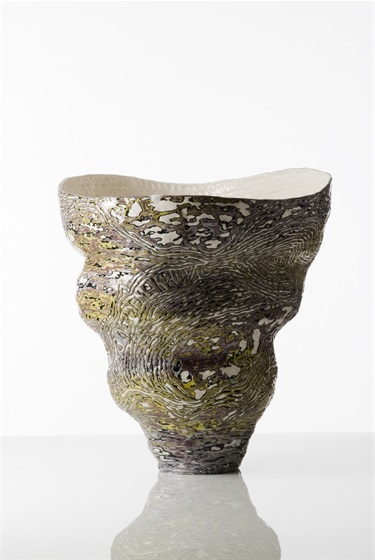 Kim-Anh Nguyen, Nocturne 2, Porcelain and coloured slips