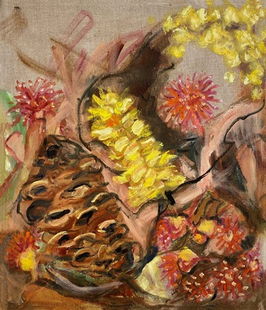 Rachel Carroll, Natures Poem, Oil on linen