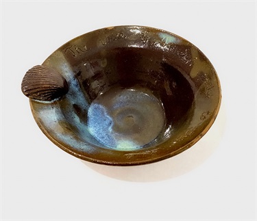 Simone Young, The Voice of the Sea Speaks to the Soul, Terracotta shell bowl
