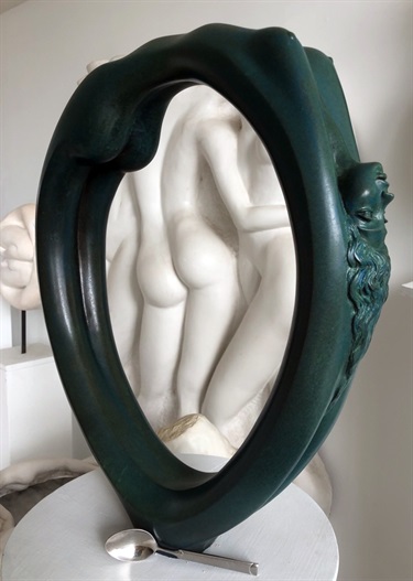 Helen Leete, Small Oval Tantra, Bronze