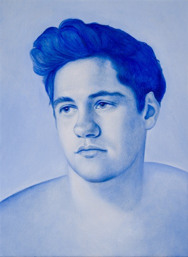 Jackson Davies, Portrait Study, Oil on linen