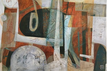 Sue Meredith, Recollection 2, Mixed media