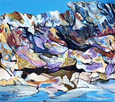 Erika Beck, Escarpment - East Kimberley, synthetic polymer on canvas