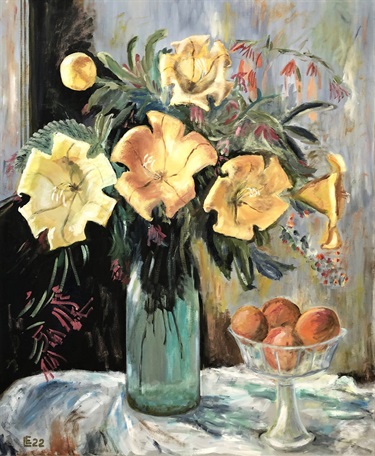 Lindsay Etherden, Golden Challice, oil on canvas