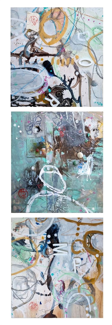 Mary Lynne, Stargazing, mixed media