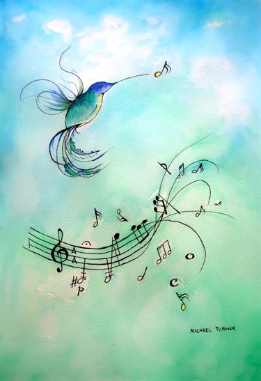 Michael Turner, watercolour