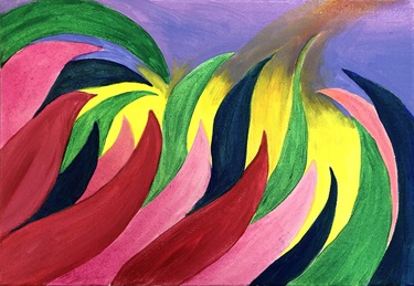 Rosemarie Machan, Floating, acrylic