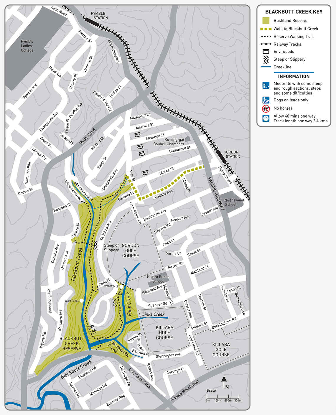 Blackbutt Creek map