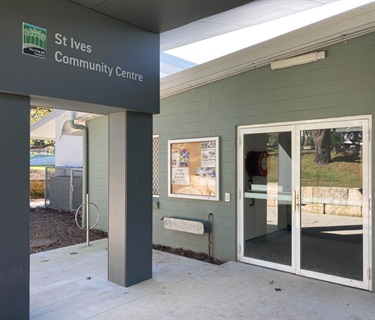 St Ives Community Centre entry