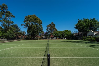 Killara Park tennis courts synthetic grass court