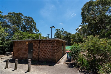 Lindfield Soldiers Memorial Park tennisshelter and access