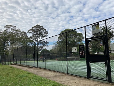 Robert Pymble Park tennis courts