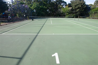 Loyal Henry Park tennis courts acrylic hard court 1