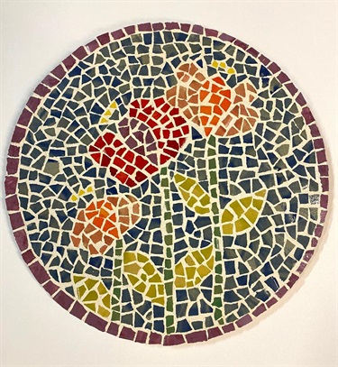 Elizabeth Riley, Spring Flowers mosaic