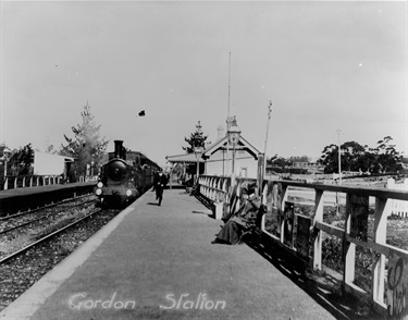 Gordon Station 1907  State Records NSW: State Rail Collection