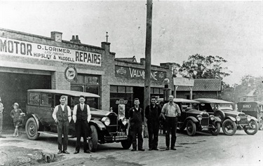 Lorimer's Garage, Gordon ca.1927