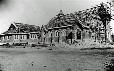 Methodist Church under construction 1914