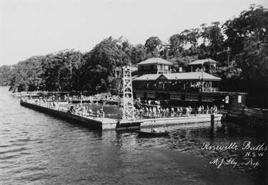 Roseville Baths ca.1930