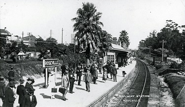 Roseville Railway Station ca.1921