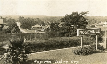 Roseville Station looking east 1907