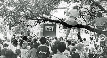 Puppet Show, Wildflower Garden, ca.1985 Photographer Richard Walton