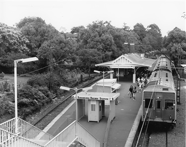 Turramurra Station 1989  Photographer Kerrin Cook