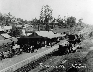 Turramurra Railway Station 1900  State Records NSW