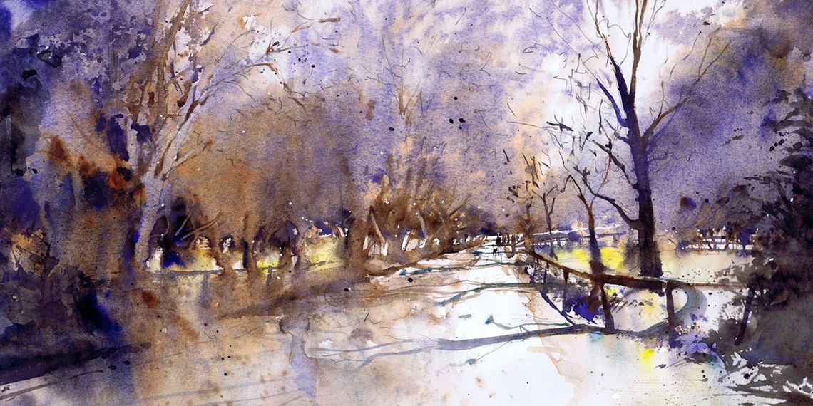 watercolour painting by Malcolm Carver