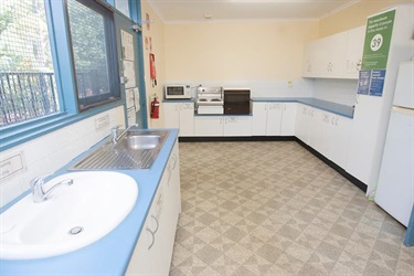 Roseville Chase Memorial Community Centre Hall kitchen