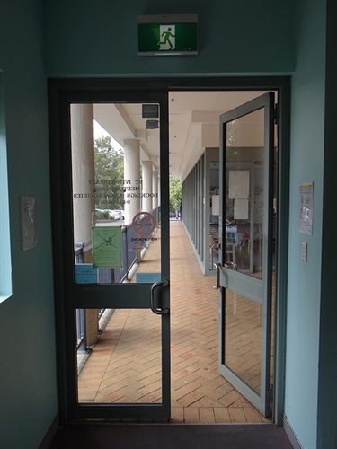 St Ives Library Meeting Room entrance