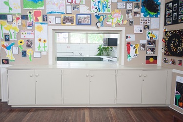 West Lindfield Community Hall kitchen servery