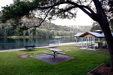 Lower area (waterside picnic shelter)