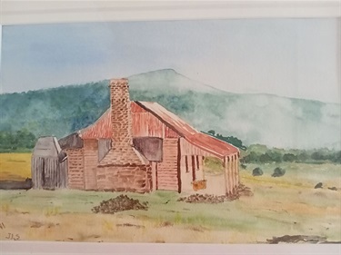 Judith Slaughter, The old bush cottage