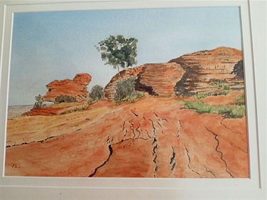 Judith Slaughter, Kings Canyon rim