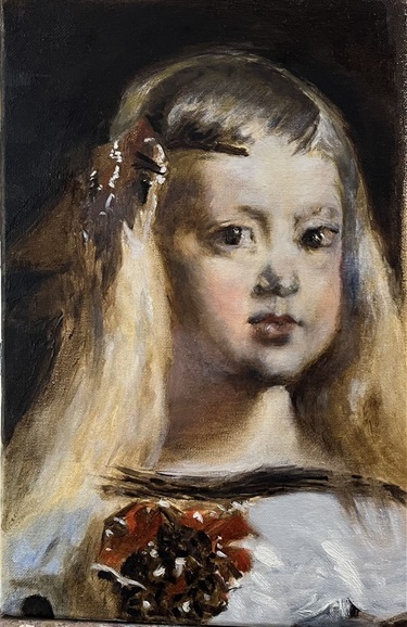 Peter Frost, Portrait study of Infanta Margaret Theresa