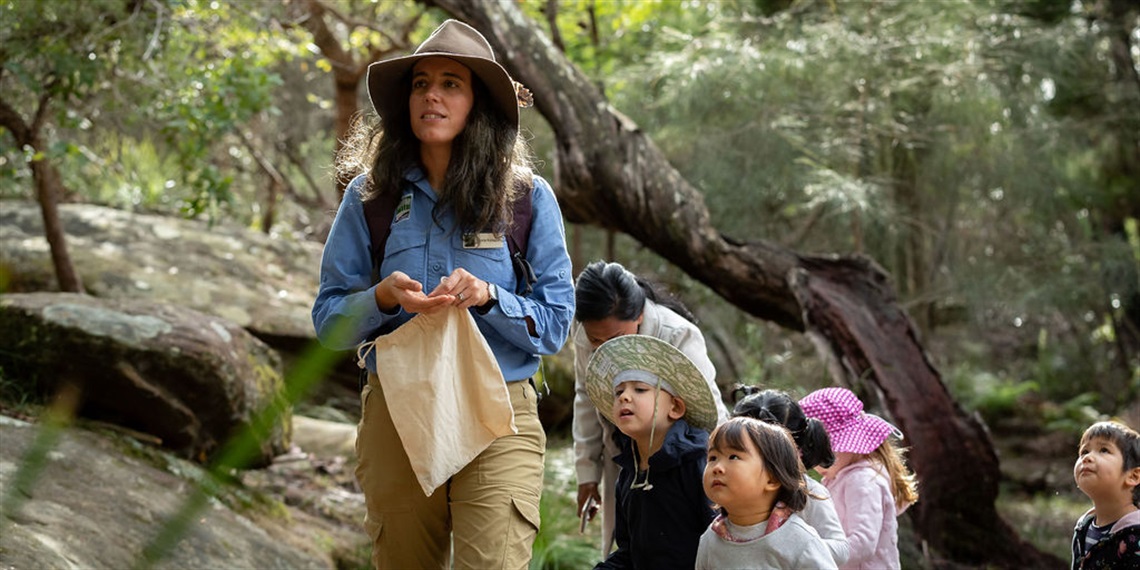 eco festival in wildflower garden