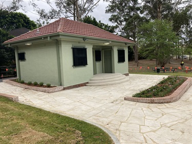 Gordon Recreation Ground tennis pavilion