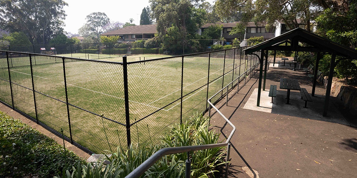 Gordon Recreation Ground tennis courts