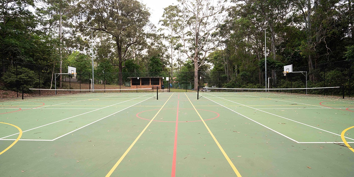 The Glade Reserve tennis courts
