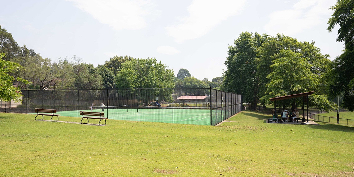 Turramurra Memorial Park tennis courts