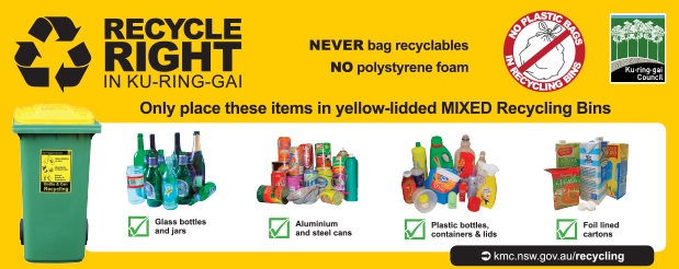 waste banner yellow