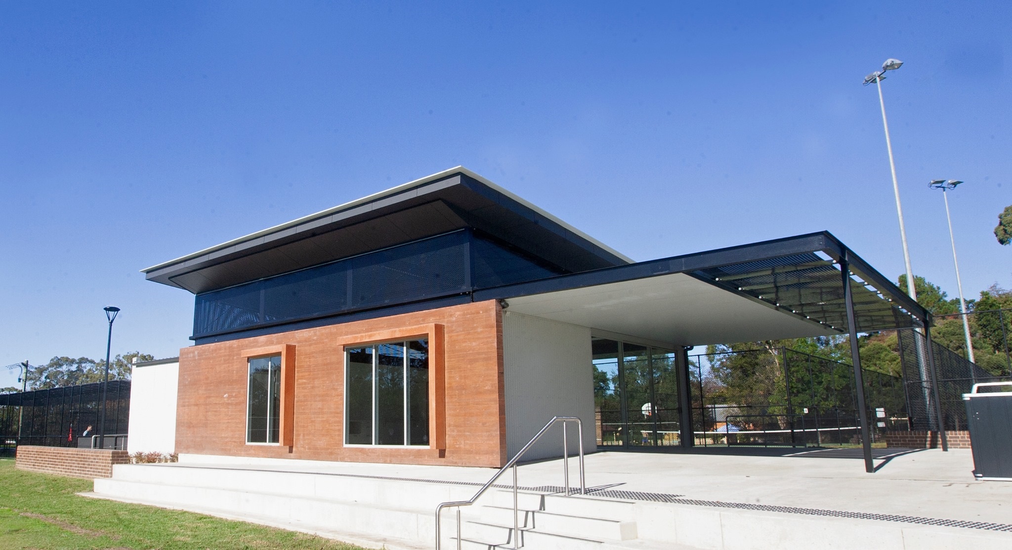 Roseville park tennis pavillion
