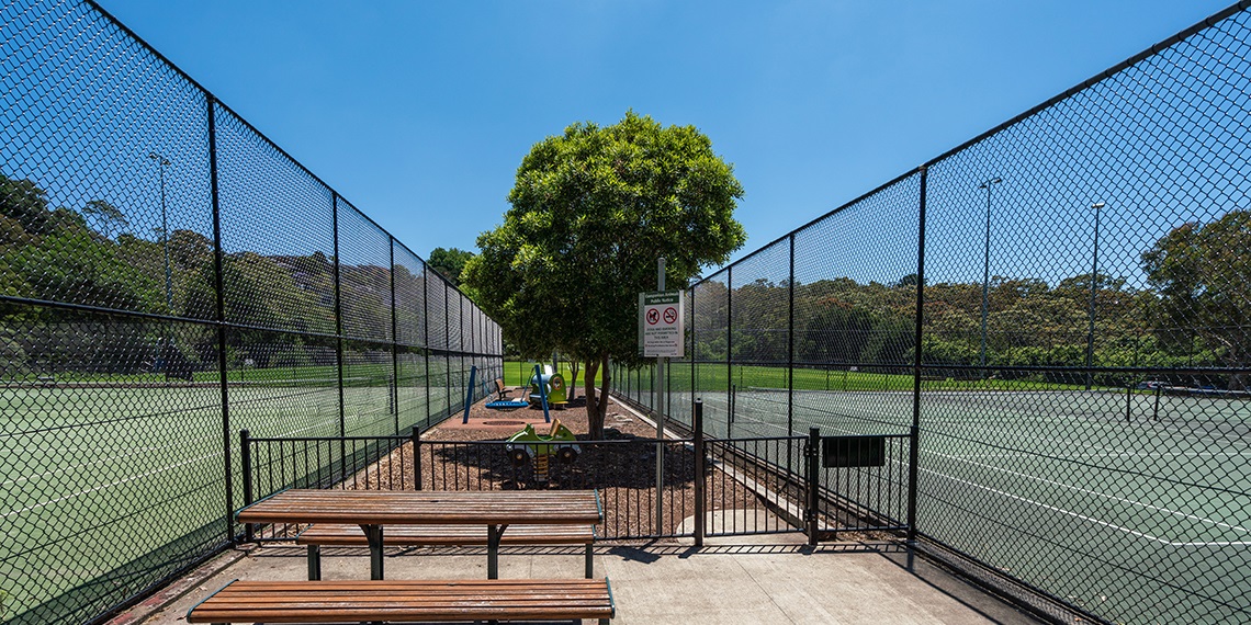 Allan Small Park tennis courts