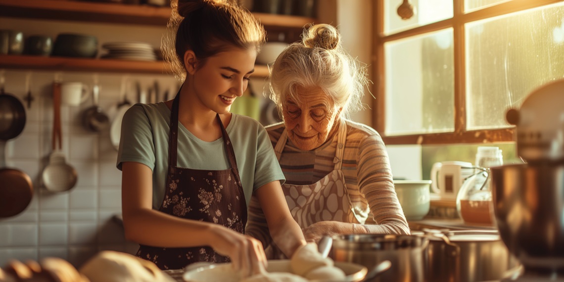 Intergenerational Kitchen: learn & roll together!